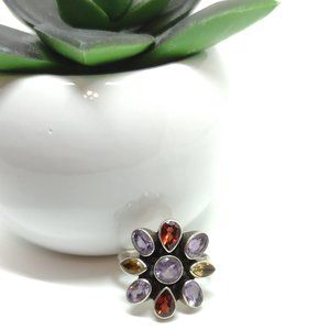.925 India NB (Nicky Butler Collection)Multi-stone Sterling Silver Ring